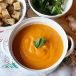 ginger carrot soup, instant pot soup