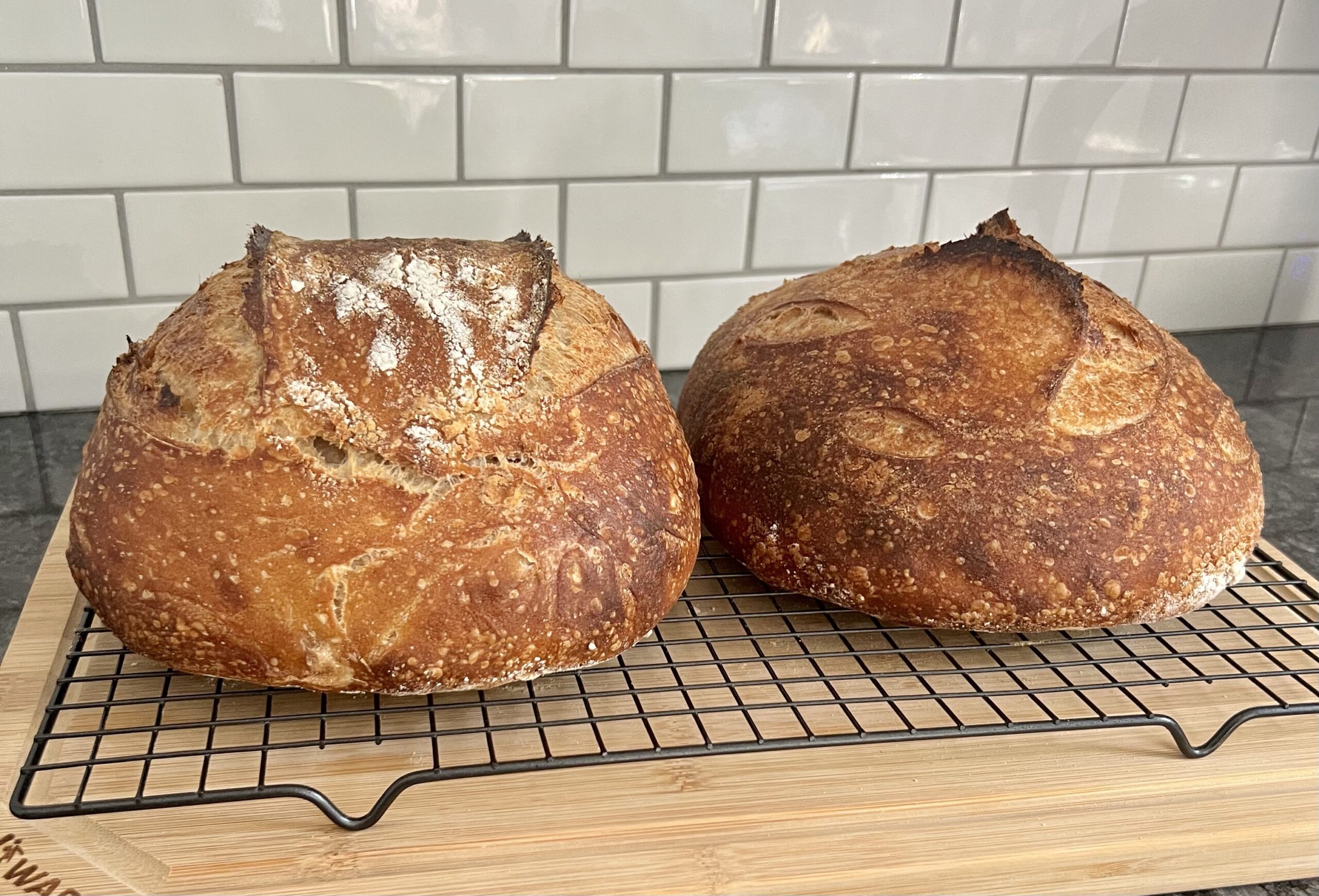No-knead Sourdough Bread