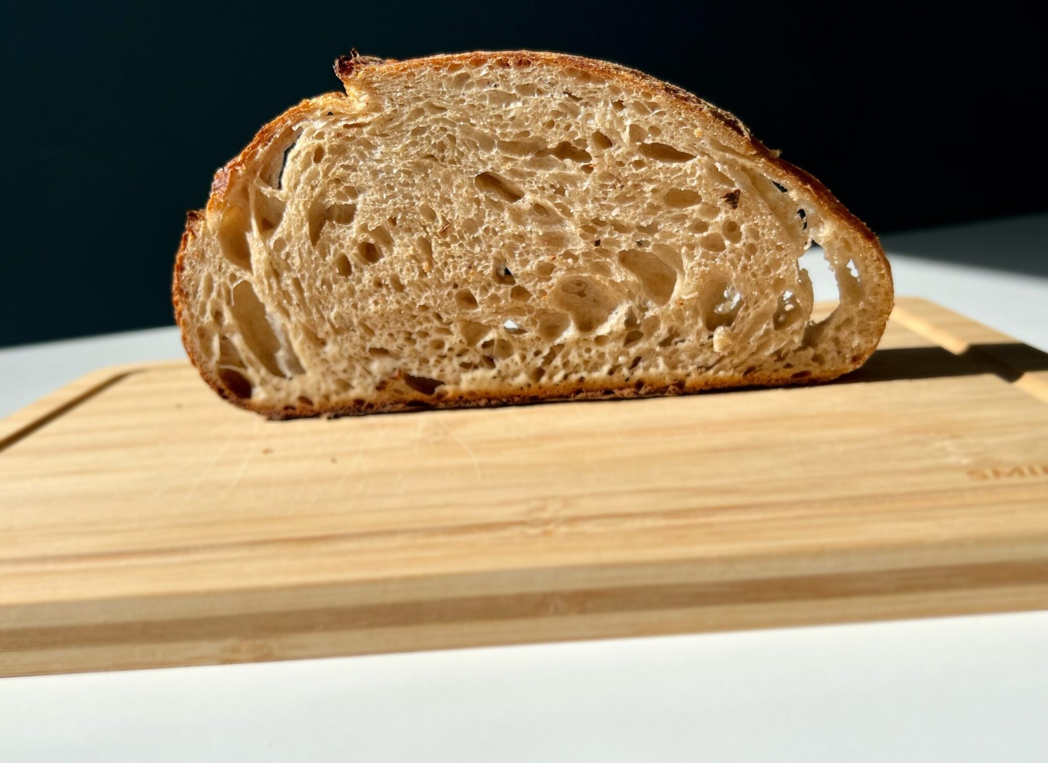 How to Obtain a WellStructured Sourdough Crumb Healing Slice