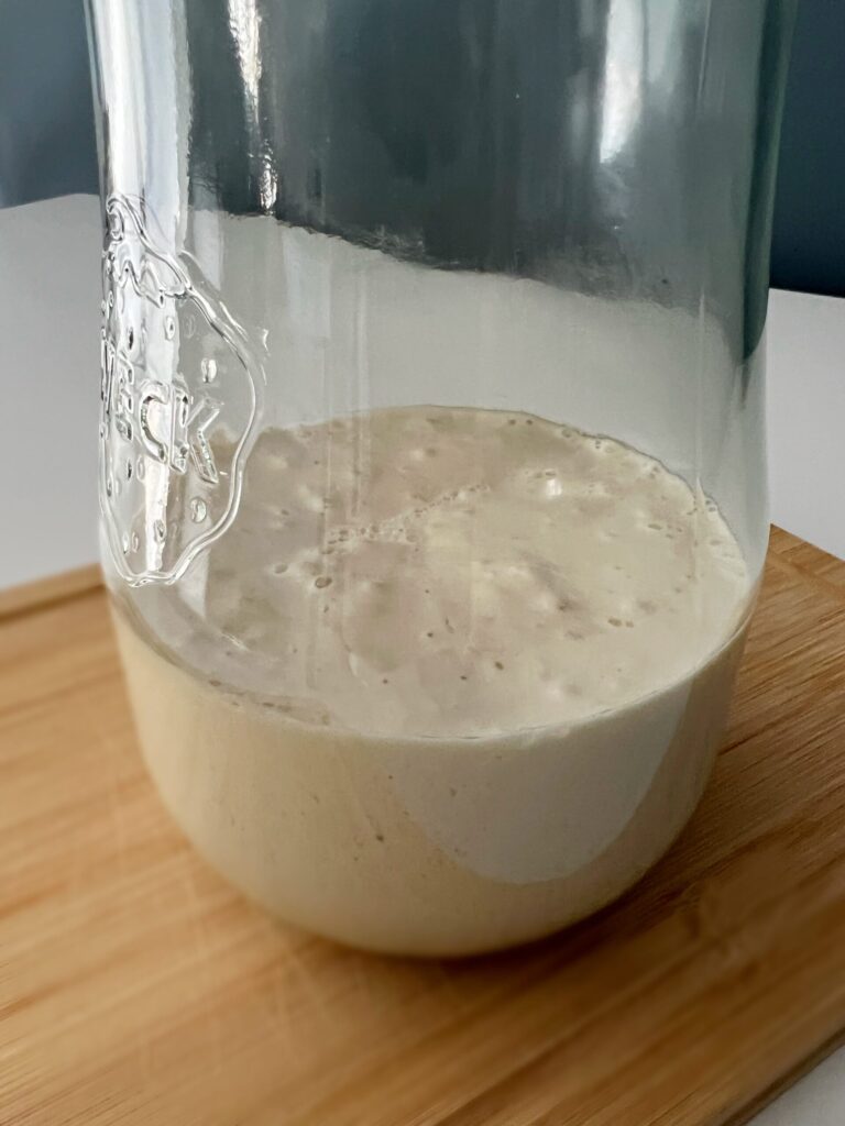 How to Make Sourdough Starter - active sourdough starter