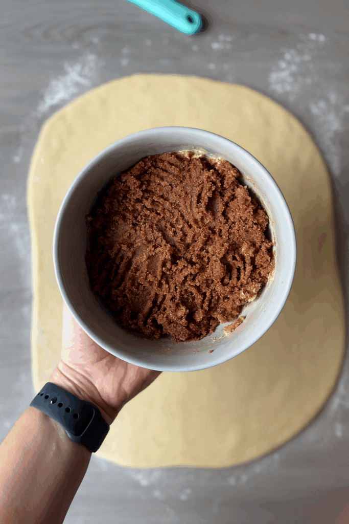 sourdough cinnamon roll filling