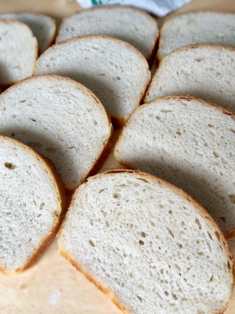 Easy Sourdough Sandwich Bread slices