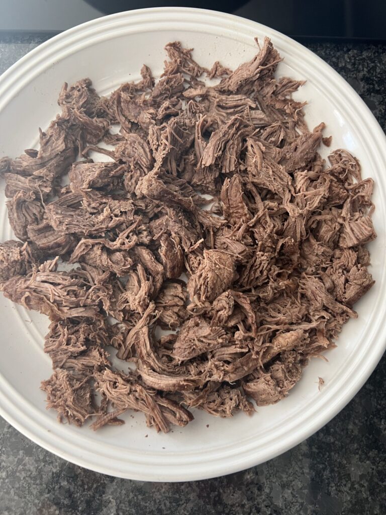 shredded meat