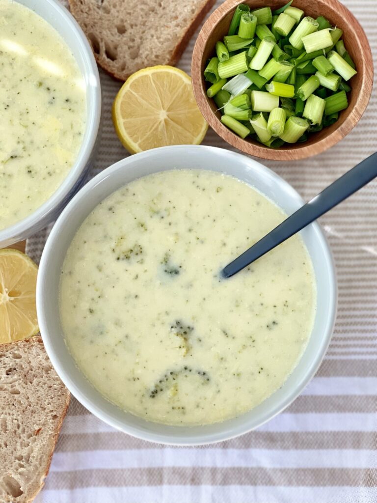 light broccoli cheddar soup