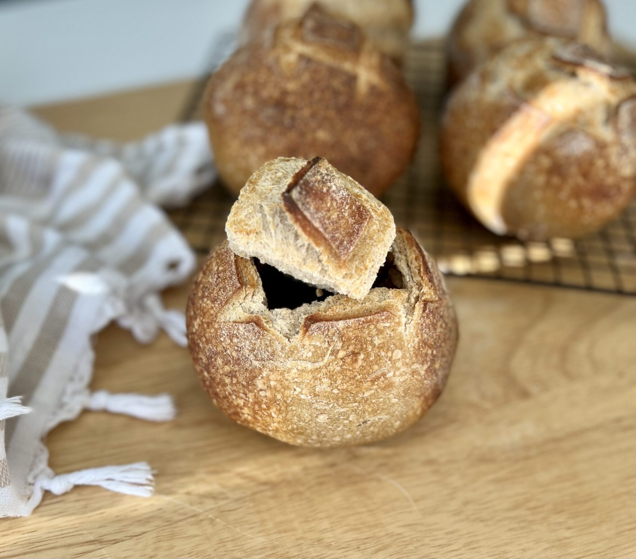 Sourdough Bread Bowls Healing Slice