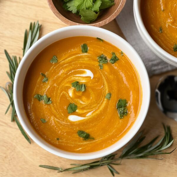 creamy turmeric chickpea soup