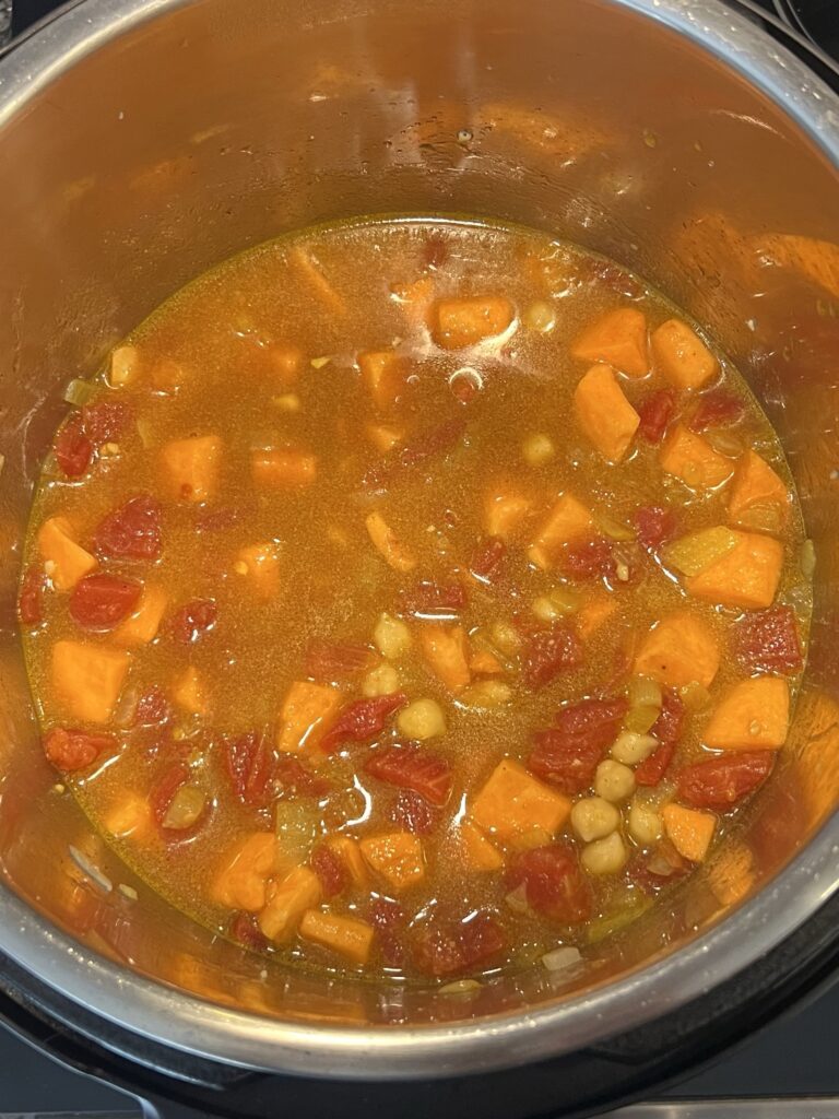 turmeric chickpea soup