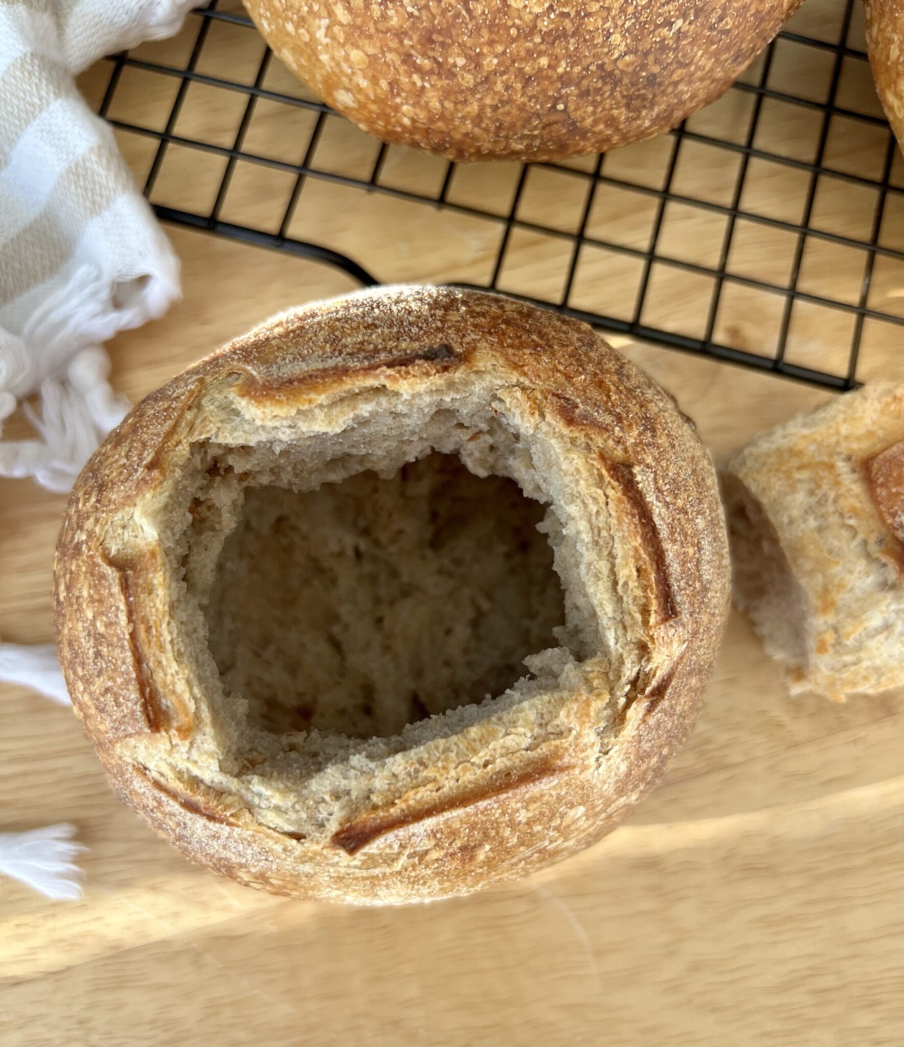 Sourdough Bread Bowls Healing Slice