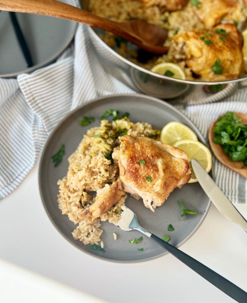 instant pot chicken with brown rice