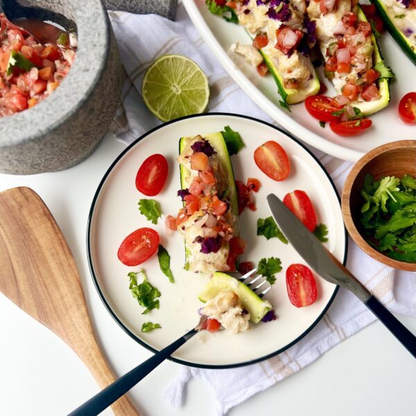 mahi mahi zucchini boats
