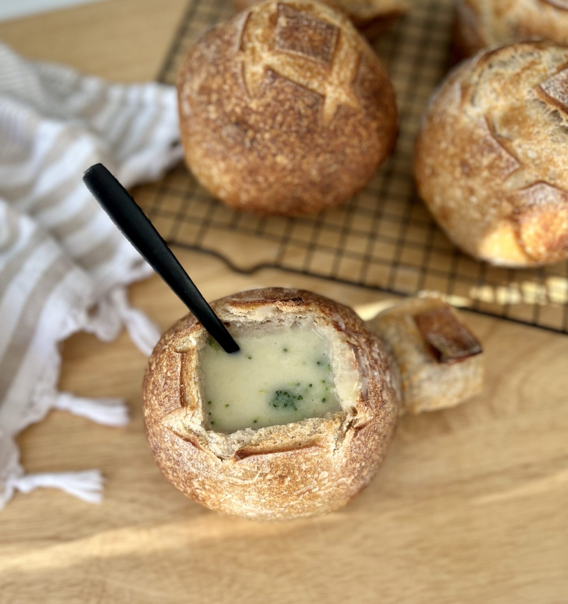 Sourdough Bread Bowls Healing Slice