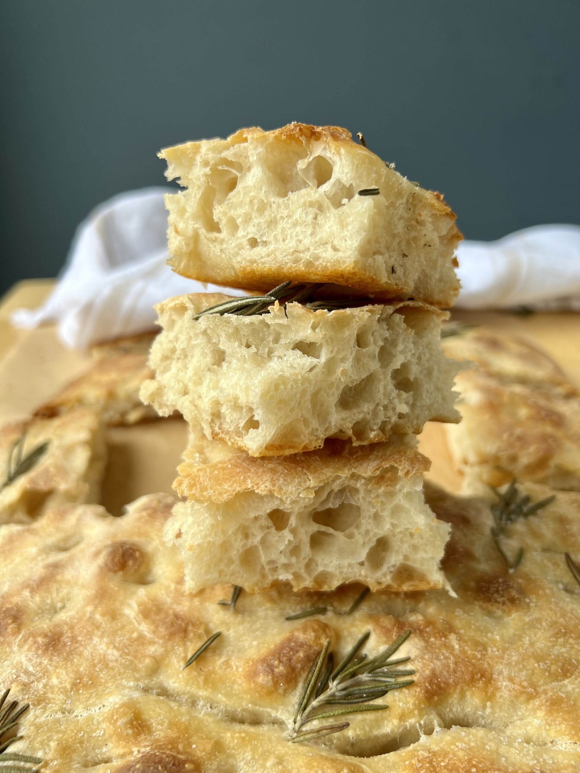 Easy Sourdough Focaccia Bread - Healing Slice