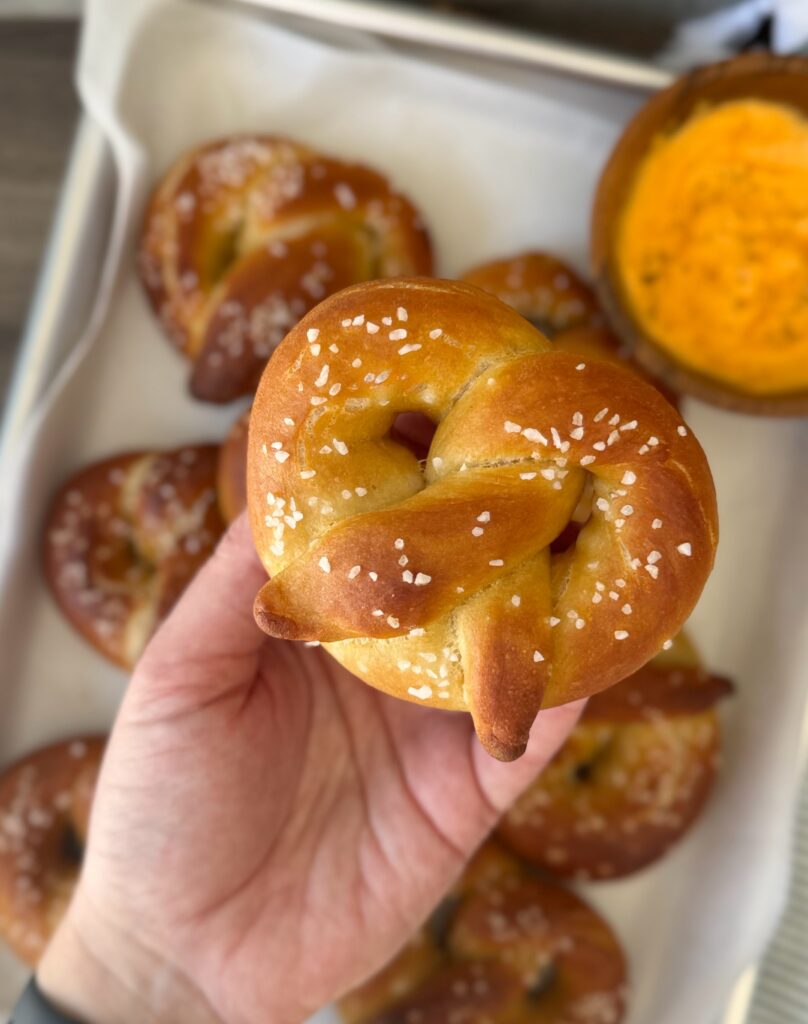 sourdough pretzels