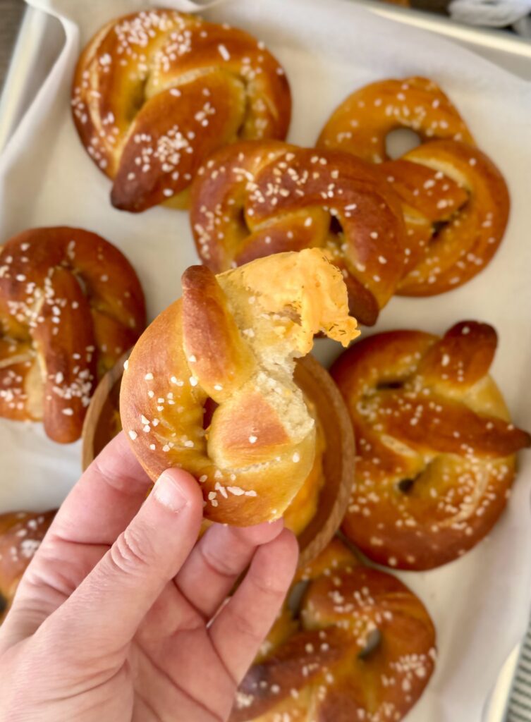 sourdough pretzel