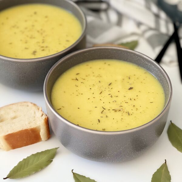 roasted cauliflower and potato soup