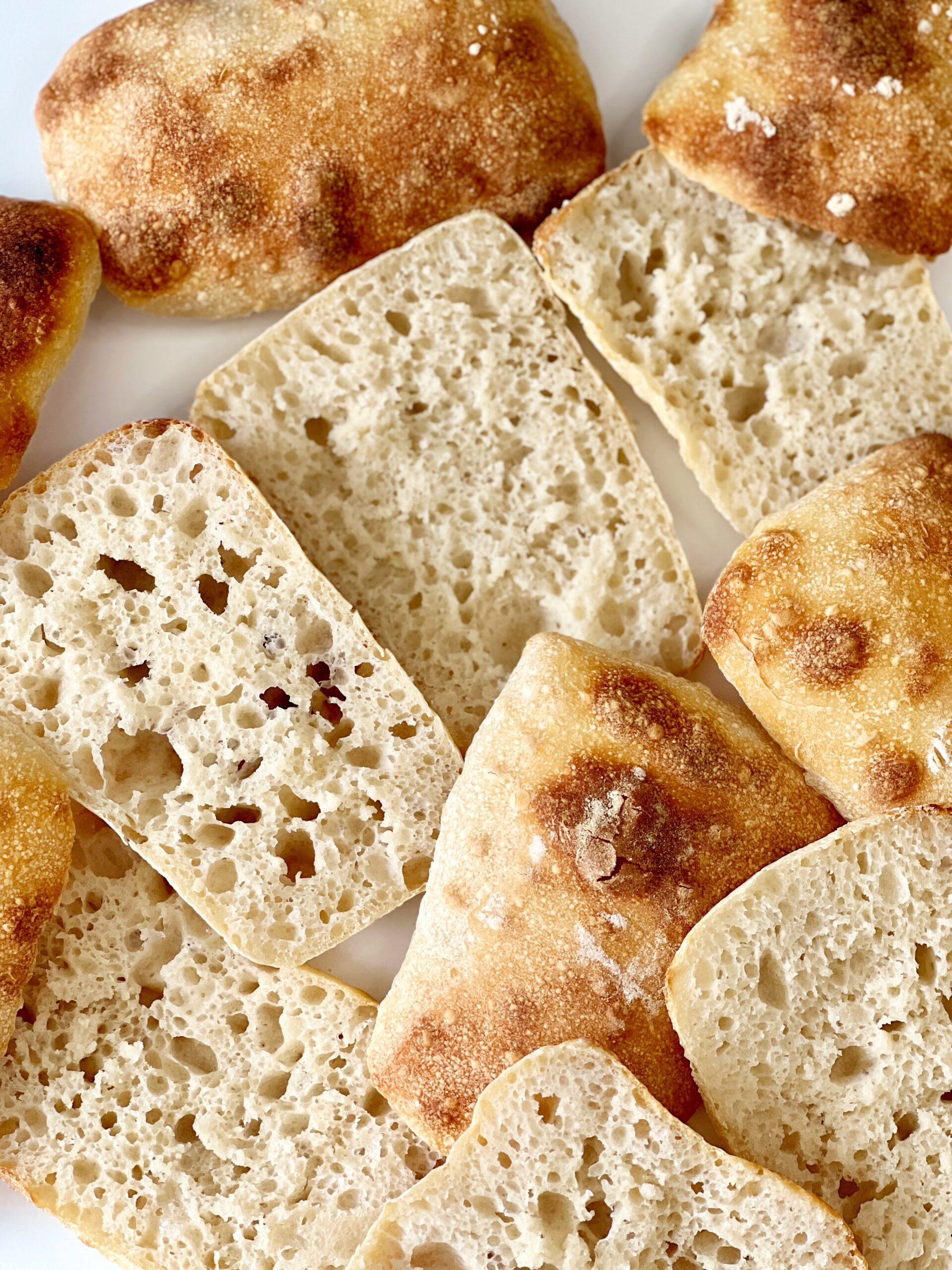 Sourdough Ciabatta Bread - Healing Slice