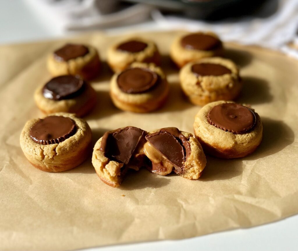 sourdough peanut butter cups