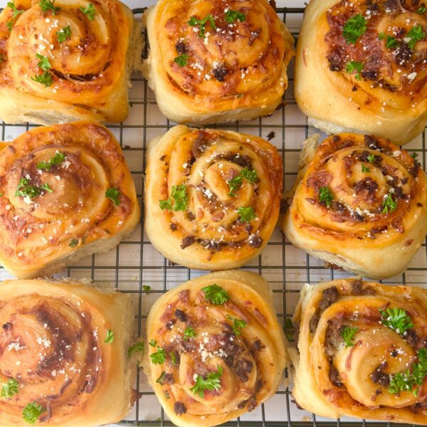sourdough pizza scrolls