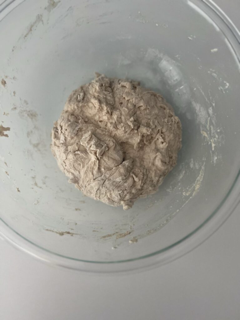 Dough mixture without the salt