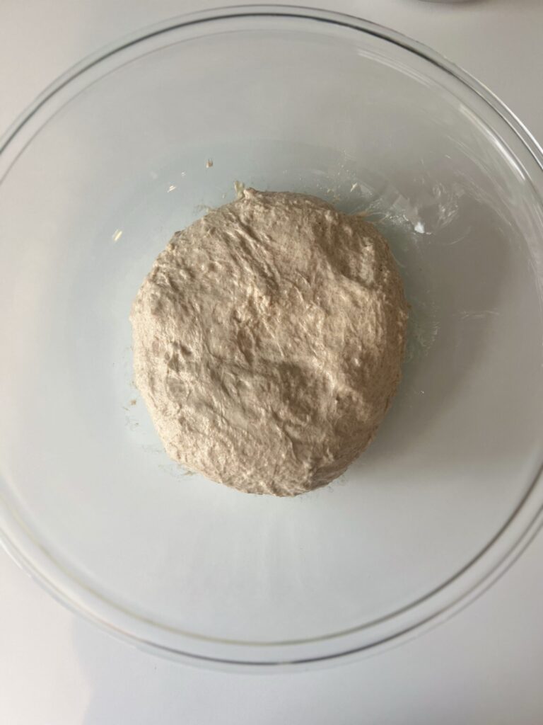 Your dough will look like this