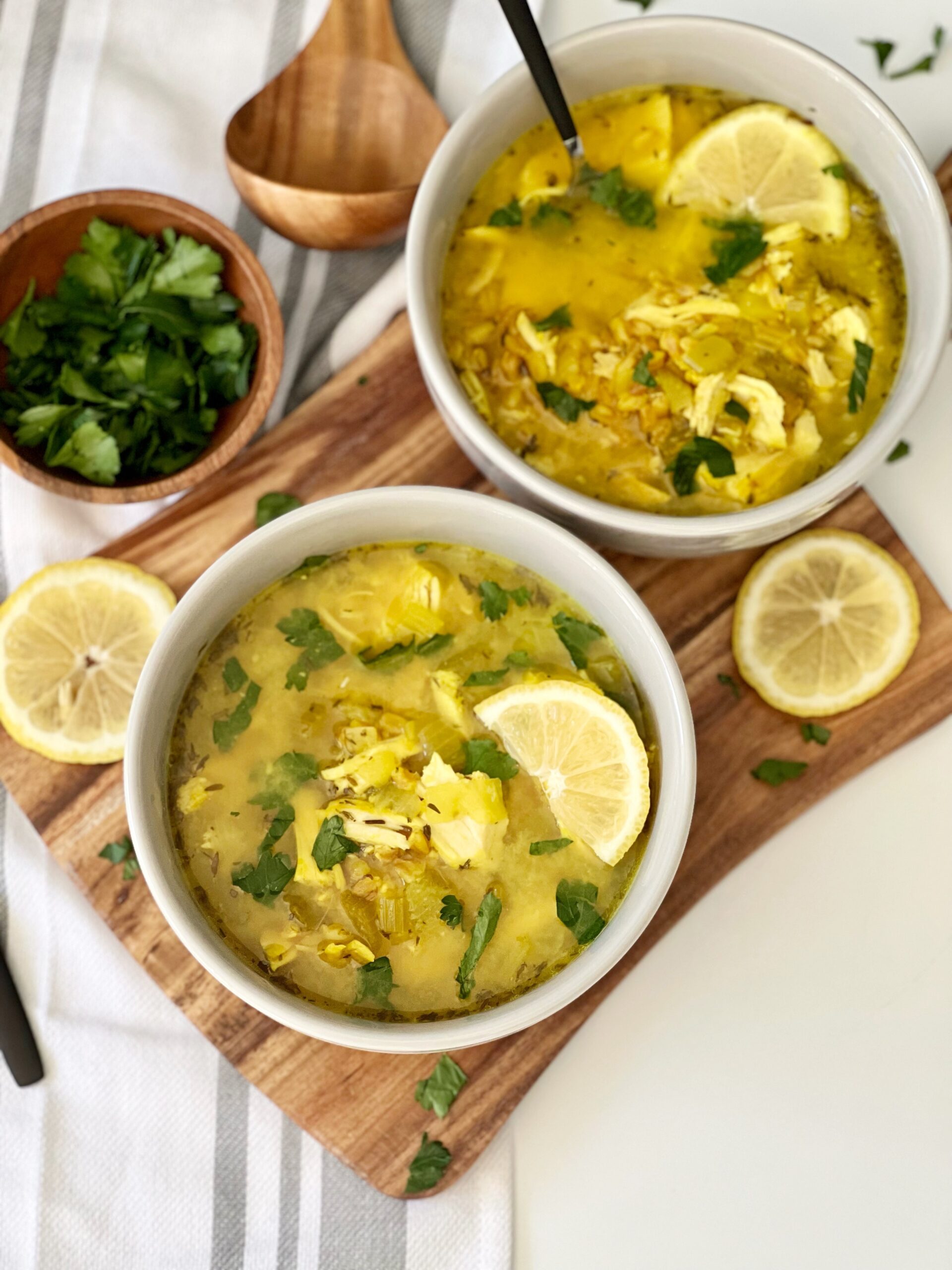 instant pot lemon chicken soup
