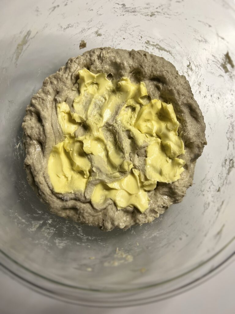 Add the butter & salt