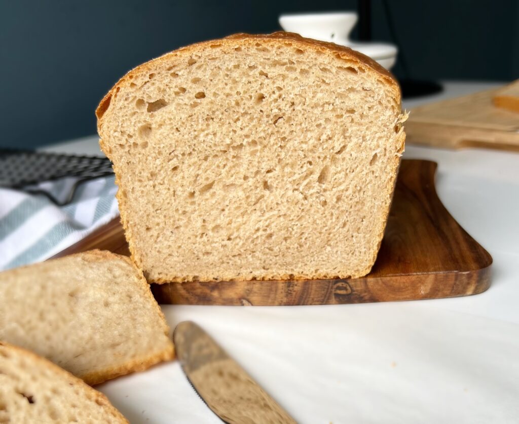 sourdough rye bread crumb 
