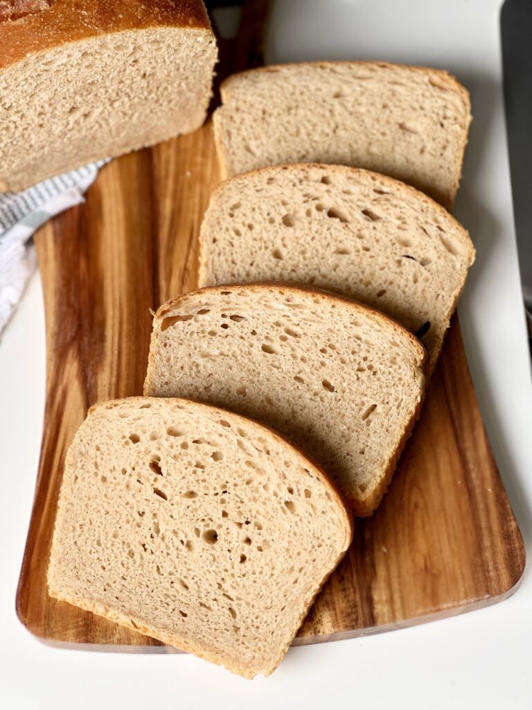 sourdough rye bread slices