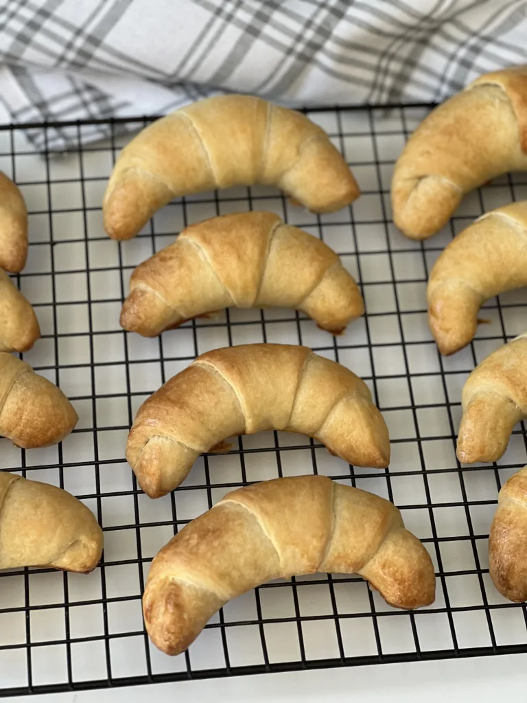 sourdough crescent rolls - Bake for 25-30 minutes