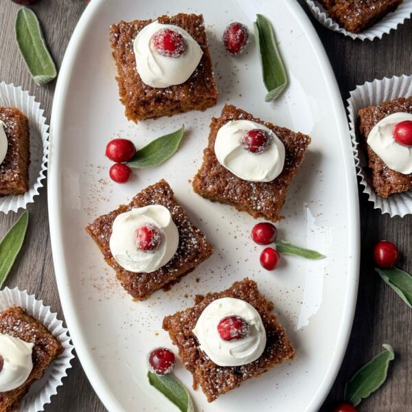 sourdough gingerbread cake