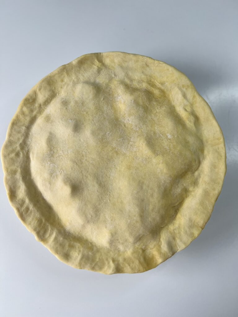 sourdough pie with 2 crusts