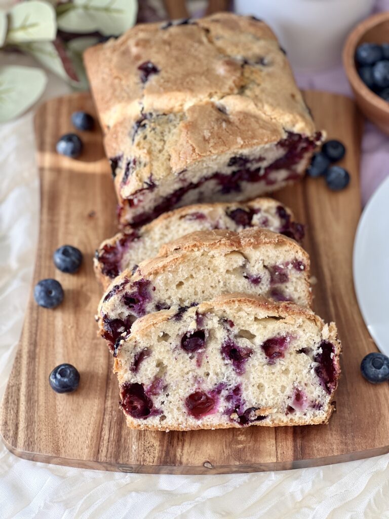 sourdough blueberry bread