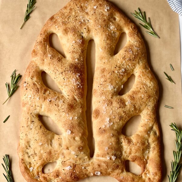 sourdough fougasse