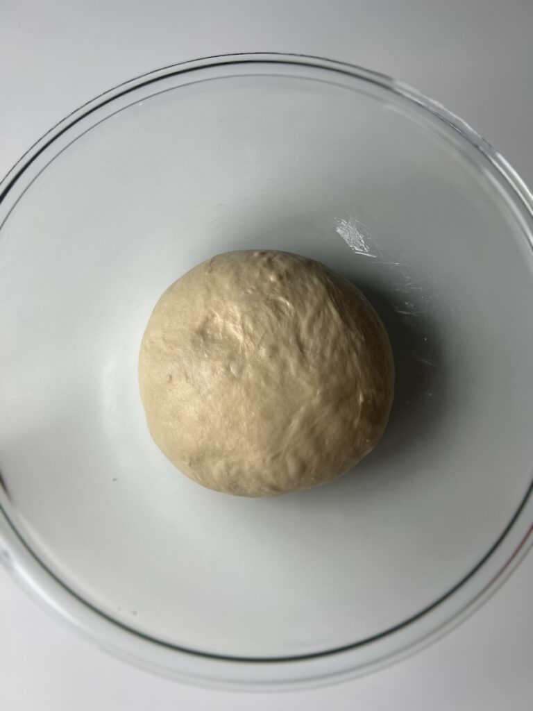sourdough hamburger bun dough