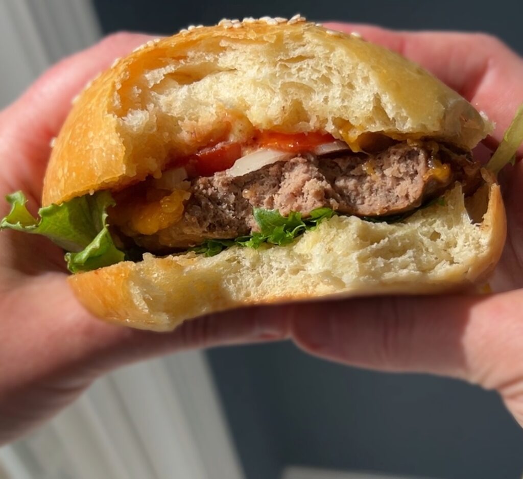 sourdough hamburger bun