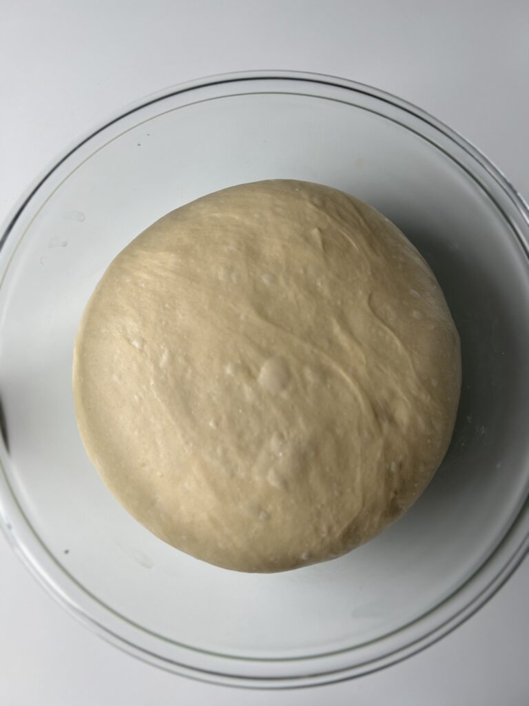 sourdough hamburger bun dough