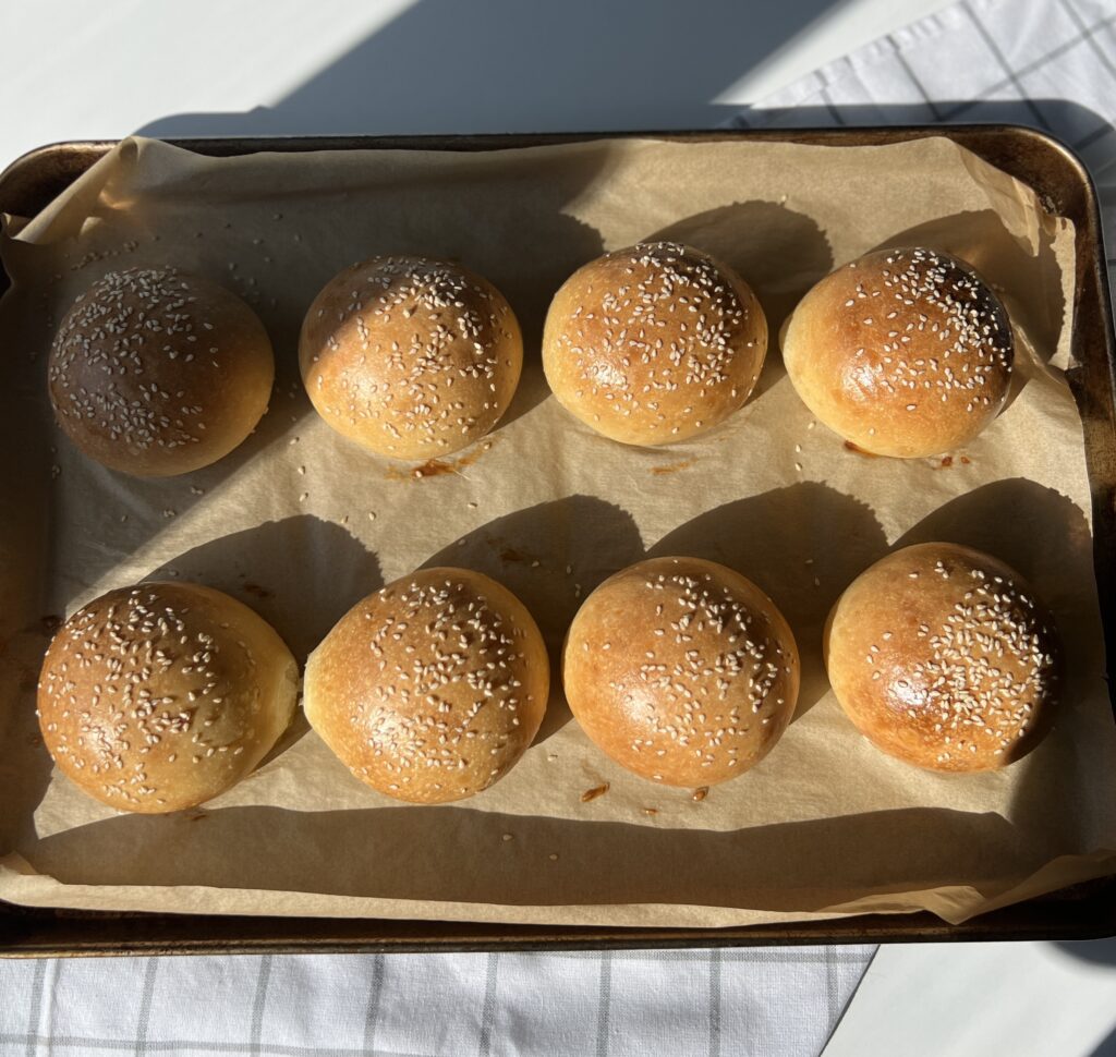 sourdough hamburger buns