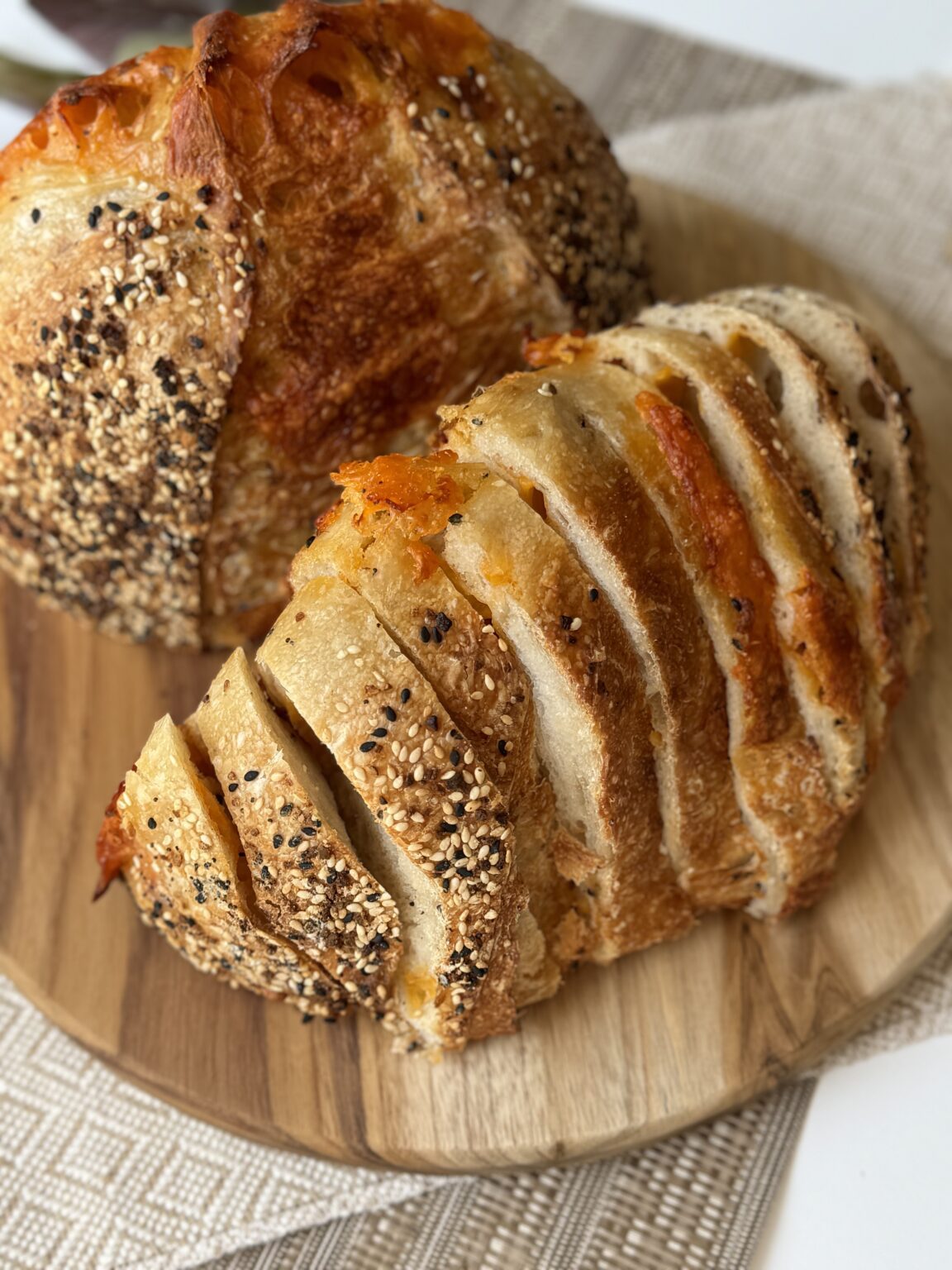 Sourdough Sandwich Bread Everything Bagel
