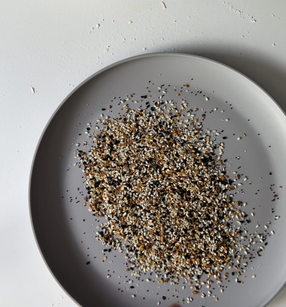 seeds on plate