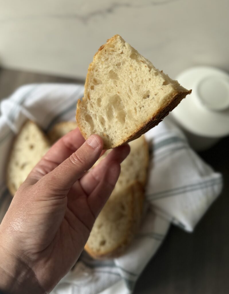 small sourdough loaf slice