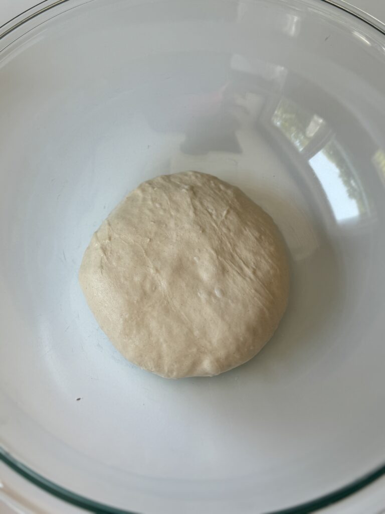 small sourdough loaf dough