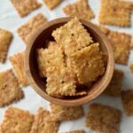 sourdough cheese crackers