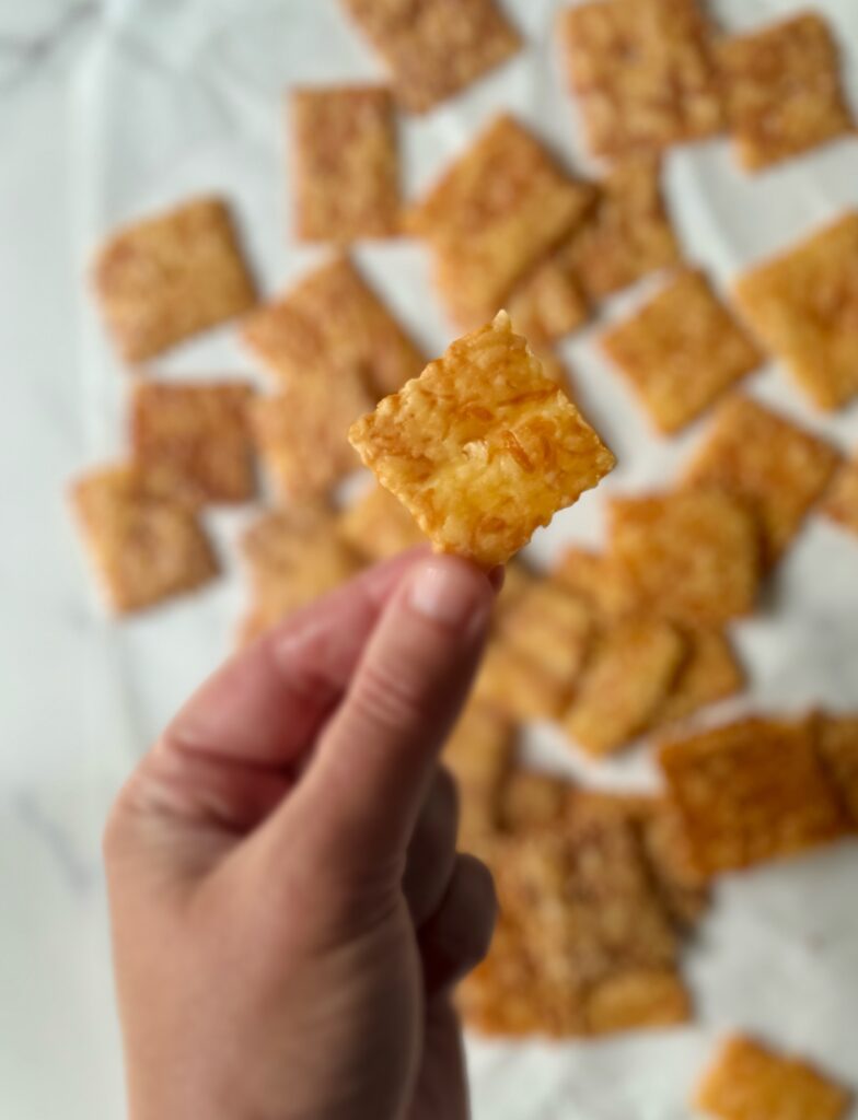 sourdough cheese crackers