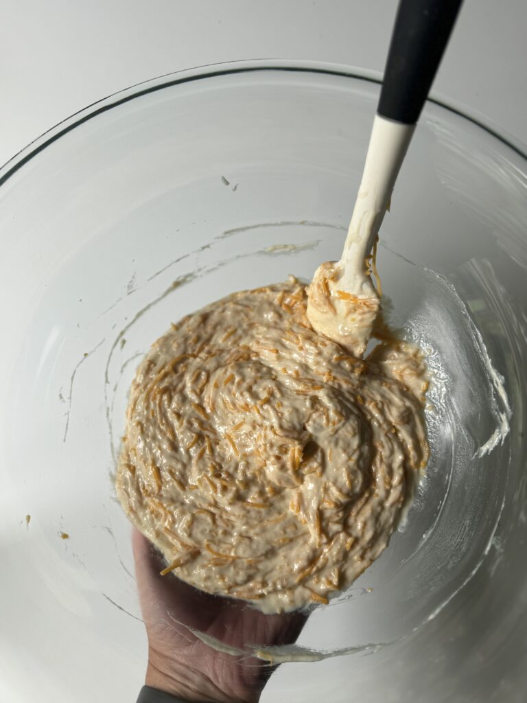 sourdough cheese cracker dough