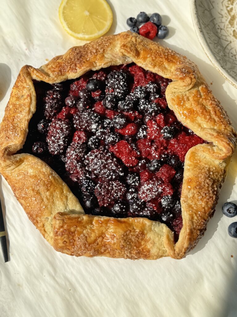 sourdough berry galette