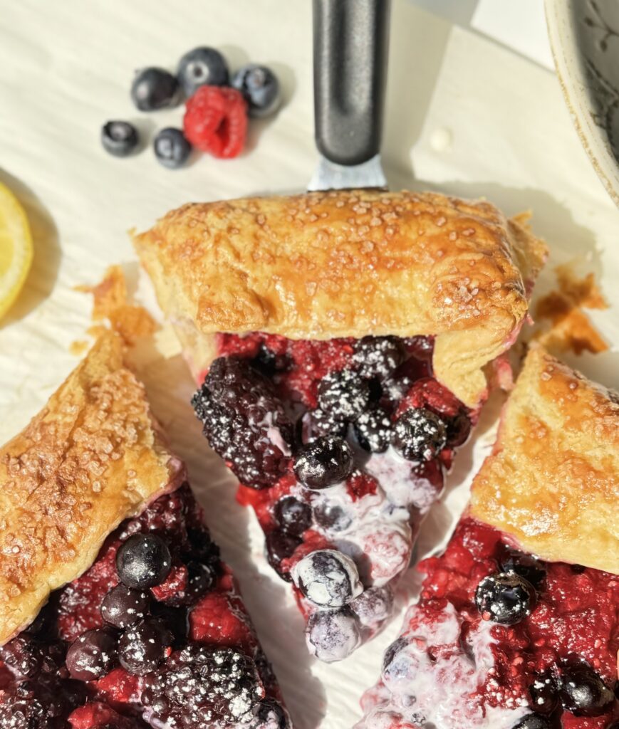 sourdough berry galette