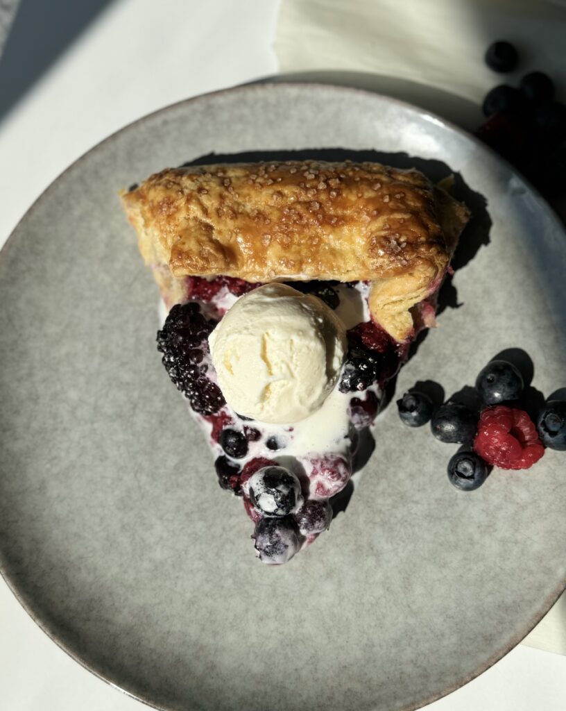 sourdough berry galette