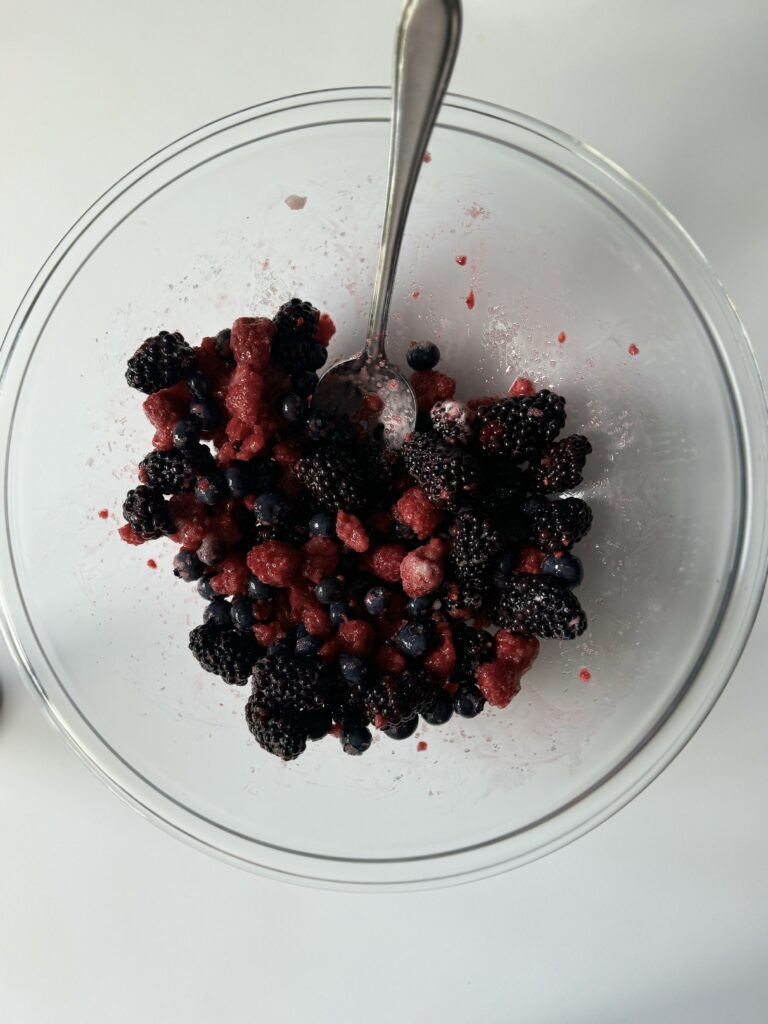 mixed sourdough berry galette fruit