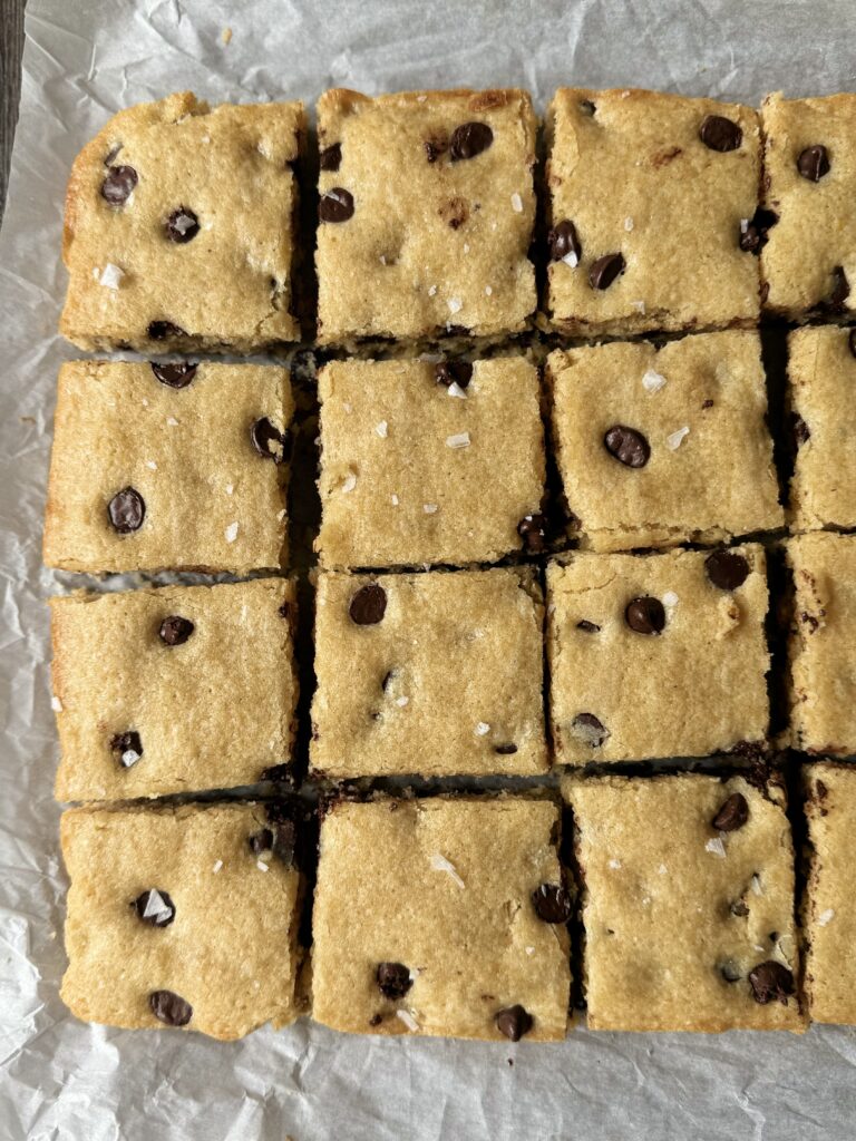 sourdough blondies