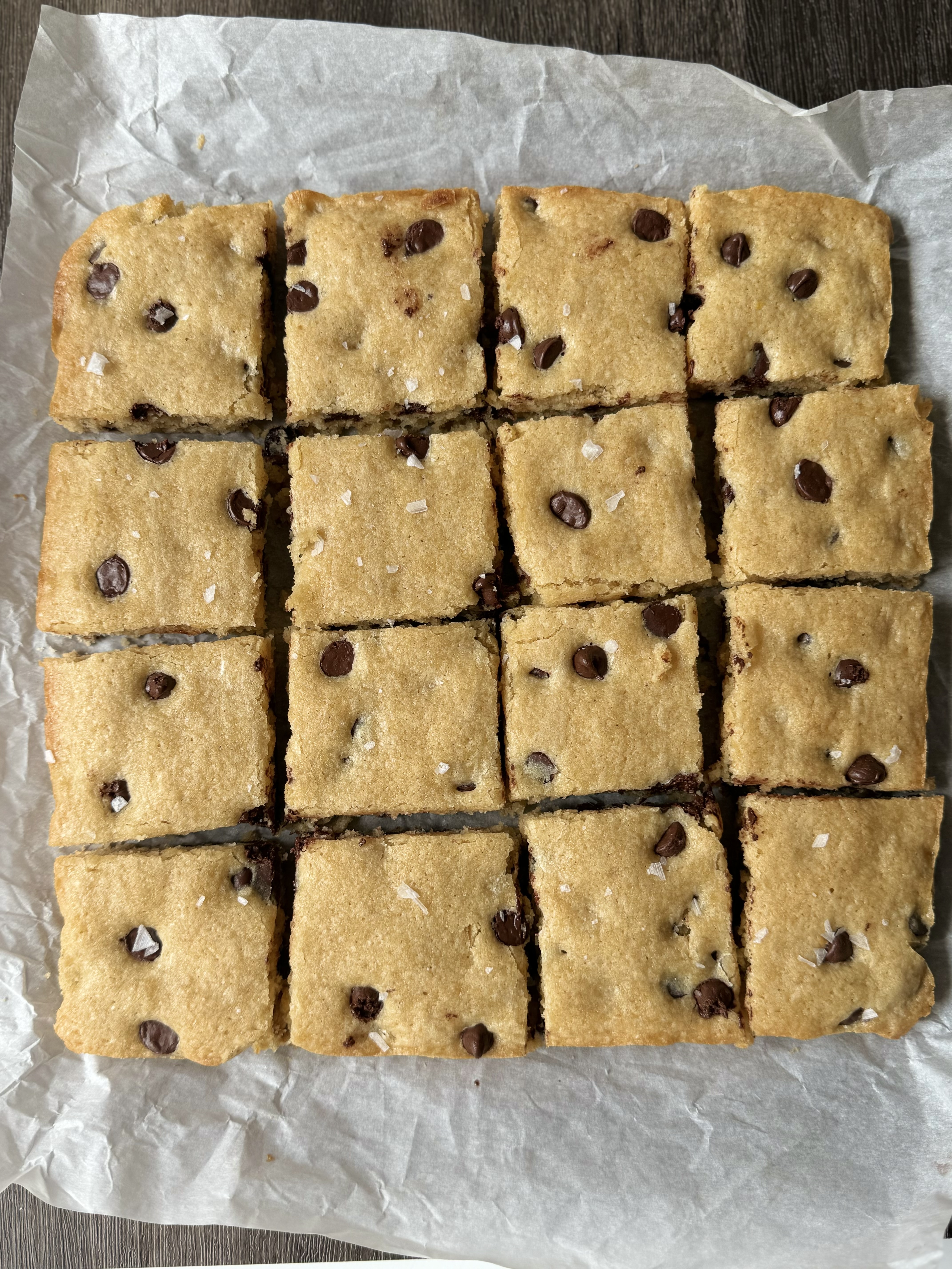 sourdough blondies